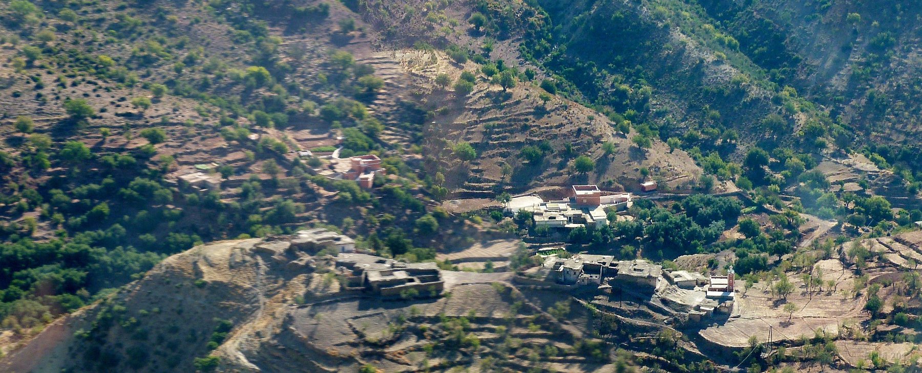 Route vers Imouzzer, villages perchés